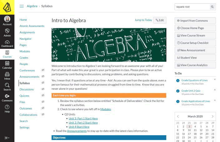 highlighting the three spots you can access atomic search