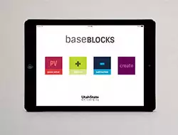 baseblocks home screen on an ipad